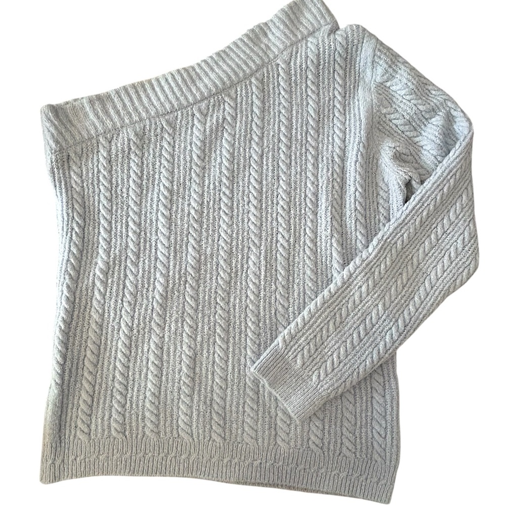 One Shoulder Knitted Sweater